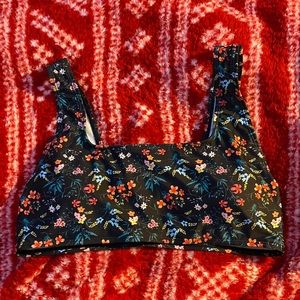 Shein floral bikini top